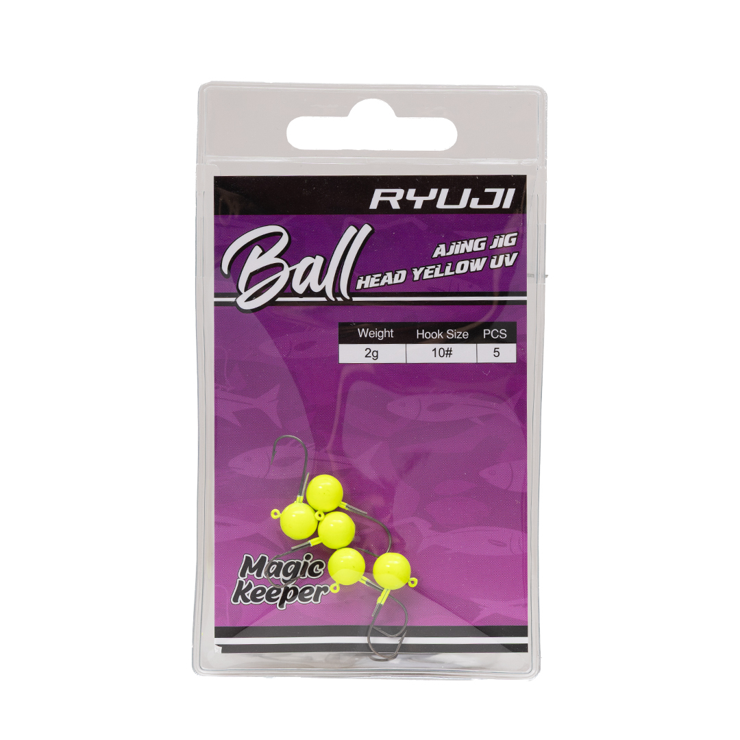 Ryuji Ball Ajing Yellow UV İğne No 10 Jighead